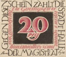 Német Birodalom/Weimari Köztársaság/Halle 1921. 10Pf(5x) + 20Pf(5x) összesen 10klf db, teljes sor T:...