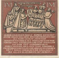 Német Birodalom/Weimari Köztársaság/ Hameln 1921. 25Pf + 50Pf + 75Pf + 1M 4klf db, teljes sor T:I