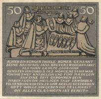 Német Birodalom/Weimari Köztársaság/ Hameln 1921. 25Pf + 50Pf + 75Pf + 1M 4klf db, teljes sor T:I