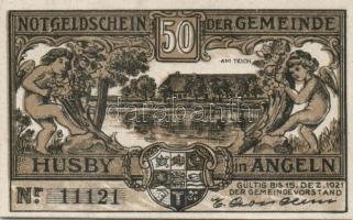 Német Birodalom/Weimari Köztársaság/Husby 1921. 50Pf(3x) + 75Pf(3x) összesen 6klf db, teljes sor T:I