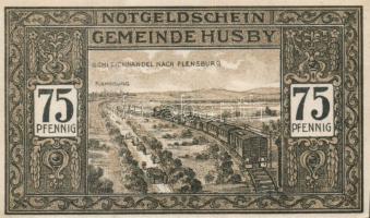 Német Birodalom/Weimari Köztársaság/Husby 1921. 50Pf(3x) + 75Pf(3x) összesen 6klf db, teljes sor T:I