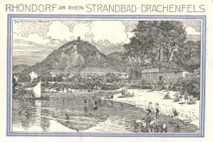 Német Birodalom/Weimari Köztársaság/ Honnef 1921. 50Pf(4x) + 99Pf(4x) összesen 8klf db, teljes sor T...