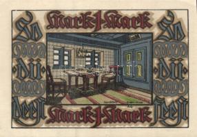 Német Birodalom/Weimari Köztársaság/ Norddorf 1921. 25Pf + 50Pf + 75Pf + 1M 4klf db, teljes sor T:I