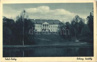 1939 Felsőbalog, Vysny Blh (Vámosbalog); Koháry-kastély. Özv. György Jánosné kiadása / castle (EK)