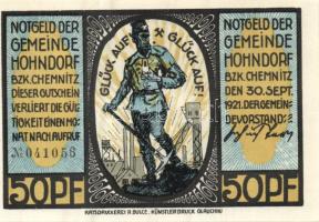 Német Birodalom/Weimari Köztársaság/ Hohndorf 1921. 50Pf(6x) 6klf db, teljes sor T:I