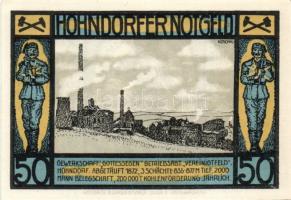 Német Birodalom/Weimari Köztársaság/ Hohndorf 1921. 50Pf(6x) 6klf db, teljes sor T:I