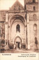 Gyulafehérvár, Karlsburg, Alba Iulia; Székesegyház főbejárata / main entry gate of the cathedal