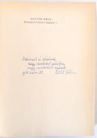 Bartók Béla összegyűjtött írásai I.  Közreadja Szőllősy András. Bp., 1966., Zeneműkiadó. Kiadói egészvászon-kötés. Megjelent 2180 példányban.   Lükő Gábor (1909-2001) Kossuth-díjas néprajzkutató, szociálpszichológus saját kezű ajándékozási soraival.