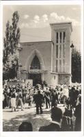1943 Szovátafürdő, Baia Sovata; Római katolikus templom, katolikus ünnepség / church, Catholic feast