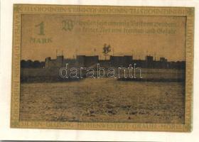 Német Birodalom/Weimari Köztársaság/ Hohenwestedt 1921. 25Pf + 50Pf + 1M 3klf db, teljes sor T:I