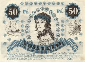 Német Birodalom/Weimari Köztársaság/ Malente-Gremsmühlen 1920. 25Pf(2x) + 50Pf + 1M 4klf db, teljes ...