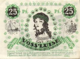 Német Birodalom/Weimari Köztársaság/ Malente-Gremsmühlen 1920. 25Pf(2x) + 50Pf + 1M 4klf db, teljes ...