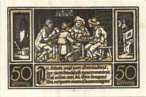 Német Birodalom/Weimari Köztársaság/ Ditfurt 1921. 50Pf(6x) 6klf db, teljes sor T:I