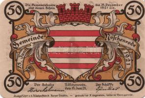 Német Birodalom/Weimari Köztársaság/ Nöschenrode 1921. 25Pf(2x) + 50Pf(2x) + 75Pf(2x) összesen 6klf ...