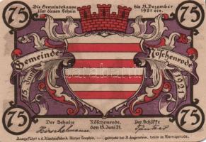 Német Birodalom/Weimari Köztársaság/ Nöschenrode 1921. 25Pf(2x) + 50Pf(2x) + 75Pf(2x) összesen 6klf ...