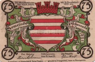 Német Birodalom/Weimari Köztársaság/ Nöschenrode 1921. 25Pf(2x) + 50Pf(2x) + 75Pf(2x) összesen 6klf ...