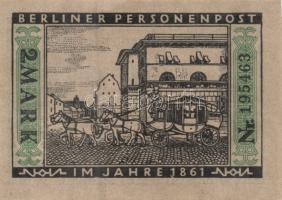 Német Birodalom/Weimari Köztársaság/ Berlin 1922. 2M(10x) 10klf db, teljes sor T:I