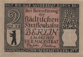 Német Birodalom/Weimari Köztársaság/ Berlin 1922. 2M(10x) 10klf db, teljes sor T:I