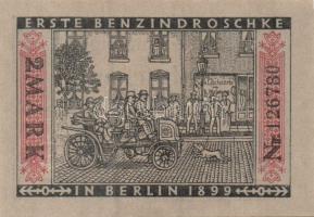 Német Birodalom/Weimari Köztársaság/ Berlin 1922. 2M(10x) 10klf db, teljes sor T:I