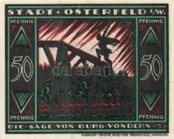 Német Birodalom/Weimari Köztársaság/ Osterfeld 1921. 25Pf(3x) + 50Pf(3x) + 75Pf(3x) + 100Pf összesen...