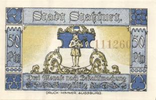 Német Birodalom/Weimari Köztársaság/ Stassfurt 1921. 25Pf(6x) + 50Pf(6x) összesen 12klf db, teljes s...