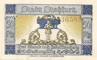 Német Birodalom/Weimari Köztársaság/ Stassfurt 1921. 25Pf(6x) + 50Pf(6x) összesen 12klf db, teljes s...