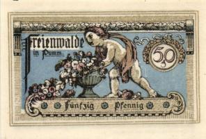 Német Birodalom/Weimari Köztársaság/ Freienwalde 1921. 25Pf +  50Pf + 75Pf 3klf db, teljes sor T:I