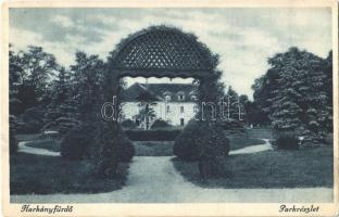 1935 Harkányfürdő, park