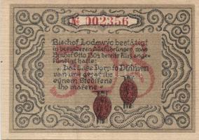 Német Birodalom/Weimari Köztársaság/ Dülmen 1921. 50Pf + 75Pf + 1M + 1,5M + 2M + 2,5M összesen 6klf ...