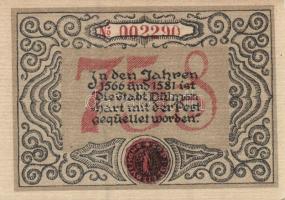 Német Birodalom/Weimari Köztársaság/ Dülmen 1921. 50Pf + 75Pf + 1M + 1,5M + 2M + 2,5M összesen 6klf ...