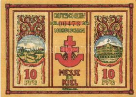 Német Birodalom/Weimari Köztársaság/Kiel 1921. 10Pf + 25Pf + 50Pf + 1M + 4klf db, teljes sor T:I