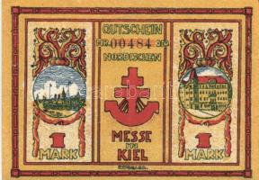 Német Birodalom/Weimari Köztársaság/Kiel 1921. 10Pf + 25Pf + 50Pf + 1M + 4klf db, teljes sor T:I