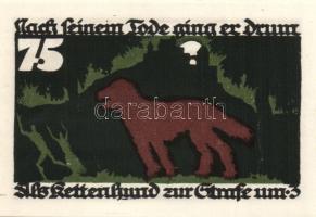 Német Birodalom/Weimari Köztársaság/ Vechta 1922. 25Pf(2x) + 50Pf(2x) + 75Pf összesen 6klf db, teljes sor T:I