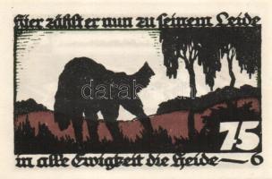 Német Birodalom/Weimari Köztársaság/ Vechta 1922. 25Pf(2x) + 50Pf(2x) + 75Pf összesen 6klf db, telje...