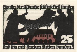 Német Birodalom/Weimari Köztársaság/ Vechta 1922. 25Pf(2x) + 50Pf(2x) + 75Pf összesen 6klf db, telje...