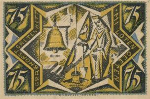 Német Birodalom/Weimari Köztársaság/ Twistringen 1921. 25Pf + 50Pf + 75Pf 3klf db, teljes sor T:I