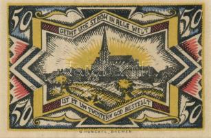 Német Birodalom/Weimari Köztársaság/ Twistringen 1921. 25Pf + 50Pf + 75Pf 3klf db, teljes sor T:I