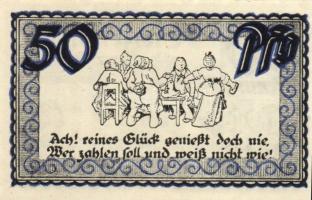 Német Birodalom/Weimari Köztársaság/ Stolzenau 1921. 25Pf + 50Pf(2x) + 75Pf(2X) 5klf db, teljes sor ...