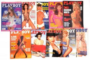2000 Playboy erotikus magazin. 2000., 2-12. sz., II. majdnem teljes évfolyam 1. szám hiányzik.