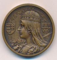 ~1925. "Magyar Királyi Állami Pénzverő - Látogatási érme" Br emlékérem (38mm) T:1