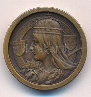 ~1925. "Magyar Királyi Állami Pénzverő - Látogatási érme" Br emlékérem (25mm) T:2
