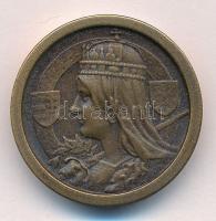 ~1925. "Magyar Királyi Állami Pénzverő - Látogatási érme" Br emlékérem (25mm) T:2