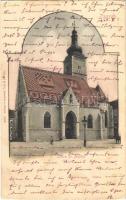 1904 Zagreb, Zágráb; Crkva sv. Marka / church / templom (EK)