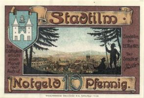 Német Birodalom/Weimari Köztársaság/ Stadtilm 1921. 5Pf + 10Pf + 50Pf (5x) 7klf db, teljes sor T:I