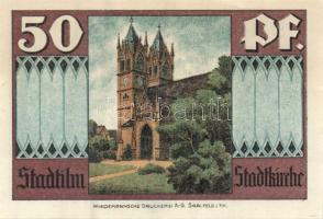 Német Birodalom/Weimari Köztársaság/ Stadtilm 1921. 5Pf + 10Pf + 50Pf (5x) 7klf db, teljes sor T:I