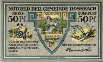 Német Birodalom/Weimari Köztársaság/ Rossbach 1921. 50Pf (6x) 6klf db, teljes sor T:I