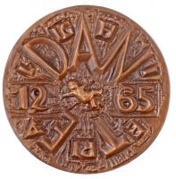 Csehszlovákia 1965. "Dante Alighieri -1265 - Praga 1965 Liblice" kétoldalas Br emlékérem (...