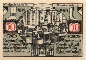 Német Birodalom/Weimari Köztársaság/ Weissenfels 1921. 50Pf (6x) 6klf db, teljes sor T:I