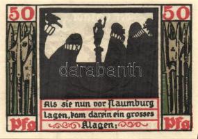 Német Birodalom/Weimari Köztársaság/ Naumburg 1920. 50Pf (12x) 12klf db, teljes sor T:I