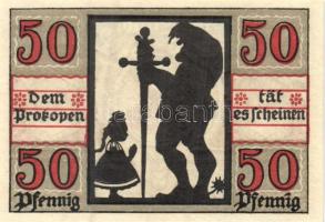 Német Birodalom/Weimari Köztársaság/ Naumburg 1920. 50Pf (12x) 12klf db, teljes sor T:I